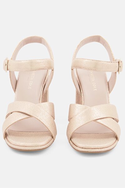 Kenneth Cole Women Medium Adjustable Buckle Sandal, Beige