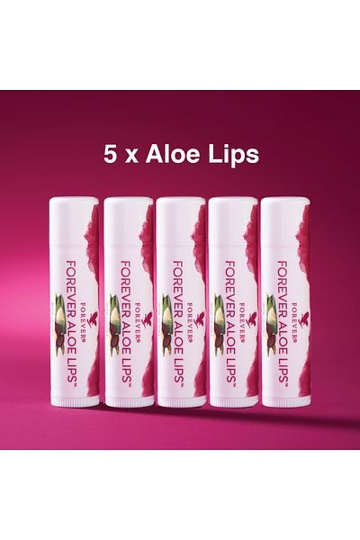 Forever Living Products Forever Aloe Lips - Aloe Vera Lip Care Balm 5 Pcs