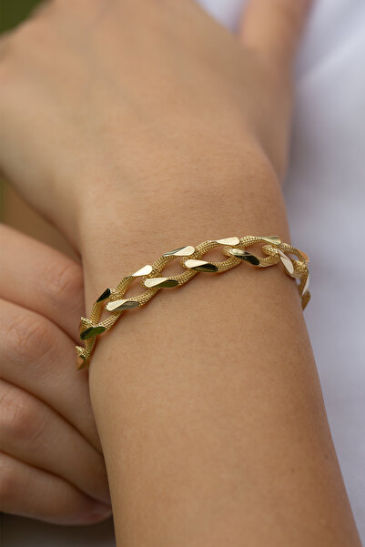 Çgk Çiğdem Gürel Kuyumculuk 14 Ayar Gurmet Altın Bileklik