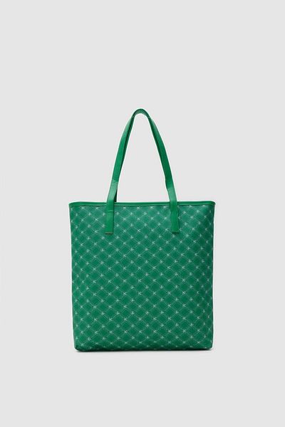 Shule Bags Geantă de umăr verde Samba Jacquard