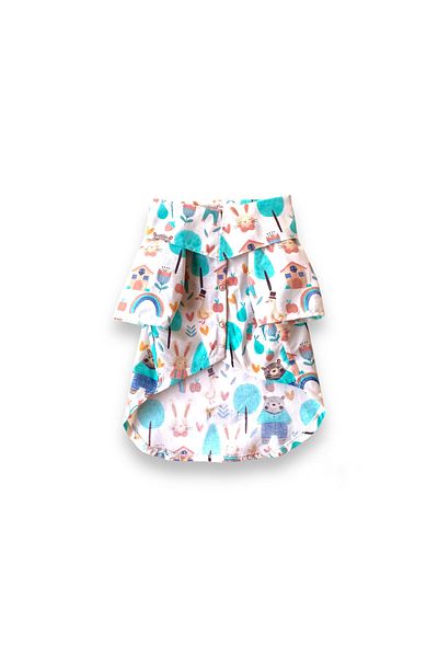 Luli Pet Bear Patterned Dog Shirt