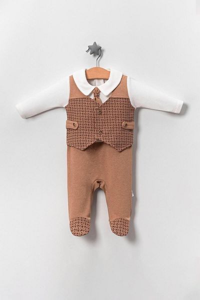 TRENDİMİZBİR Baby Boy Side Unit Salopette