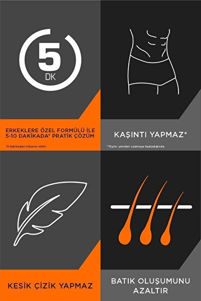 Veet Men Men Erkek Özel Bölgeler İçin Tüy Dökücü Krem Seti Tüm Cilt Tipleri İçin 100 + 50 ml