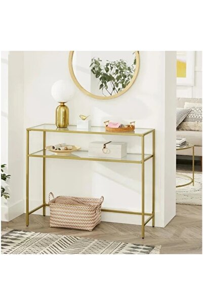 MERZANA Gold Metal Dresuar, 2 Raflı Dresuar