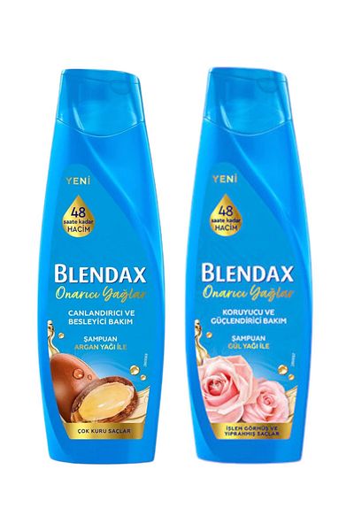 Blendax Argan Oil & Rose Oil Shampoo 2X360 ml