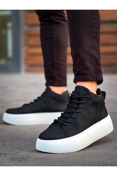 BPM Ανδρικές αθλητικές μπότες με ψηλή σόλα LE10 Lace-Up
