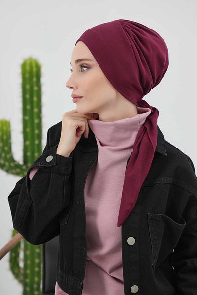 Aisha's Design Winter Hijab Bonnet - Tailed, B-49Rb