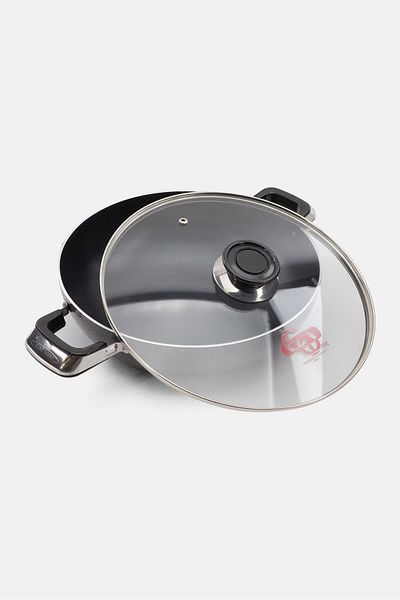 Euro Home Cooking Pot With Lid 28 Cm, Blak