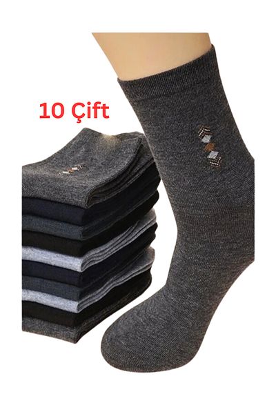 socksbox 10 Lu Ανδρικές κάλτσες 4 εποχών βαμβακερές μικτές χρωμάτων