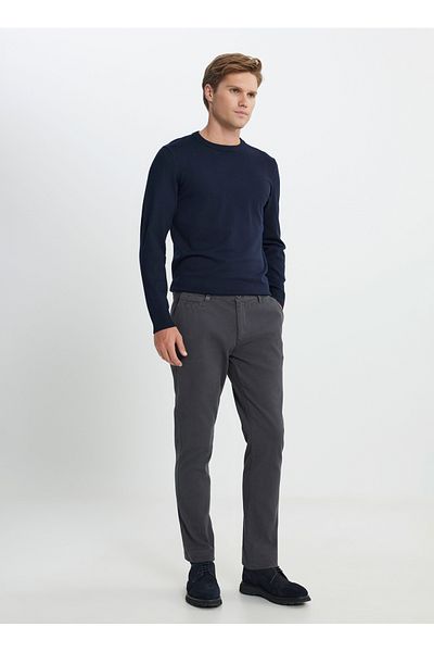 ALTINYILDIZ CLASSICS Altınyıldız Classics Anthracite Slim Fit Men's Trousers - Side Pocket Coe 012510109