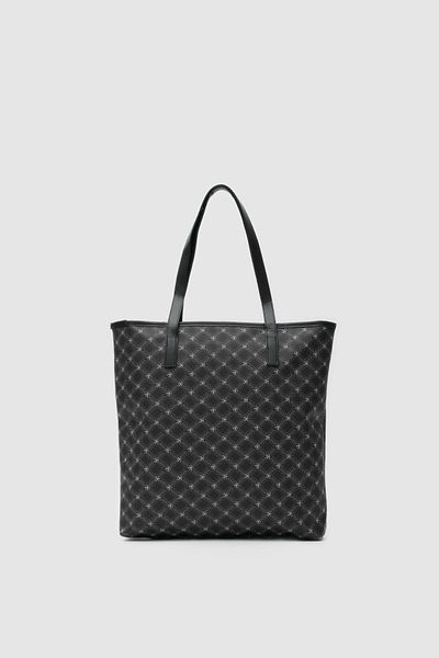 Shule Bags Geantă de umăr neagră Samba Jacquard