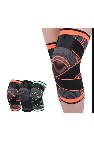 SYNOPE Mărimea S 1 buc Genunchiere elastice sub presiune - Bandaj pentru genunchi pentru sportivi, Genunchiere pentru ciclism