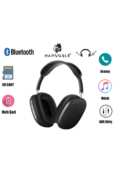 Marooble P9 Plus Kablosuz 5.0 Mikrofonlu Bluetooth Kulaklık P9 Kulaklık