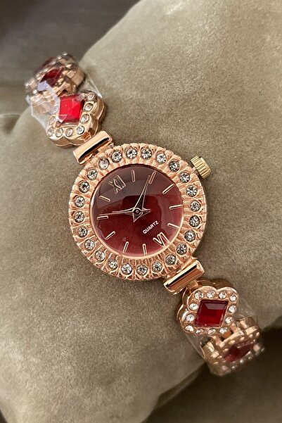 Leerybee Özel Siyah Kutulu Zirkon Taşlı Kadın Kol Saati Sevgiliye Eşe Ablaya ...