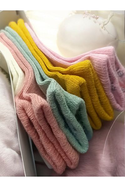 LC Waikiki Lcw Baby Baby Girl Non-Slip Sole Booties Socks Pack of 5 S4G644Z1