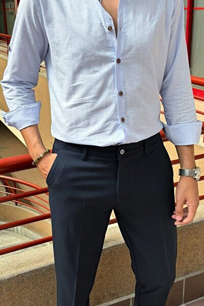 inpool Erkek, Standart-fit, A Kalite, Old Money, Kumaş Pantolon 23ınp269