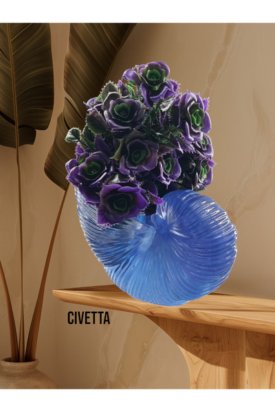 civetta deniz kabuguğu  vazo