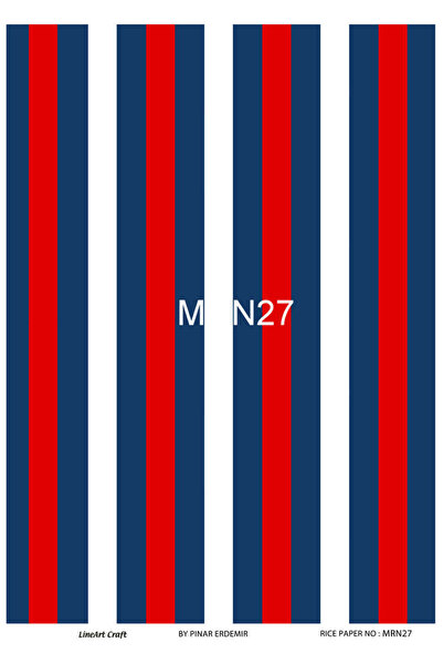 LİNEART Marine Series Brass Decopage Paper 29X42Cm No:Mrn27