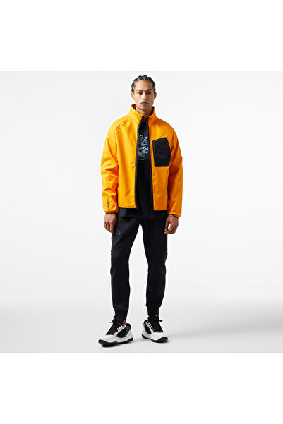 Napapijri B-Lorze Full-Zip Stand Men's Orange Sweatshirt