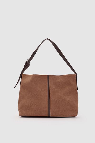 Shule Bags Geanta de umar Agatha Suede Tan