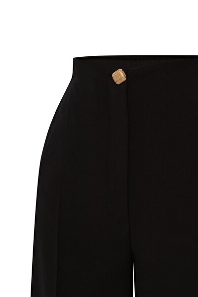 Exquise Yüksek Bel Bol Paça Regular Pantolon