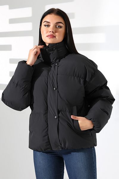 GAREN Women's Fur Collar Oversize Coat