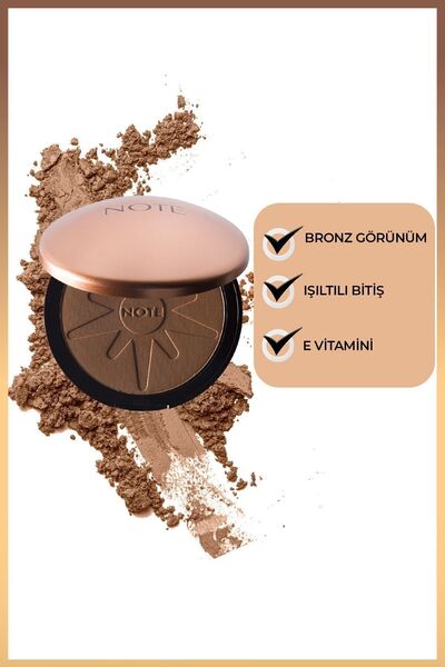 NOTE Bronzing Powder Bronzlaştırıcı Toz Pudra - 20 Koyu Bej