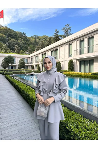 SSDESİNG Light Gray Arya Suit Set