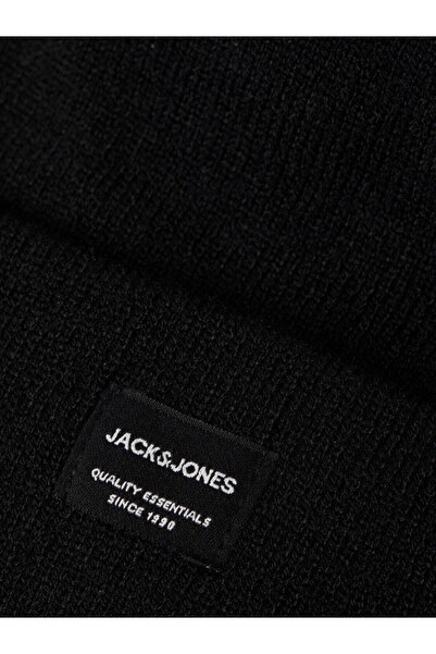 Jack & Jones Μαύρο σκουφάκι για παιδιά