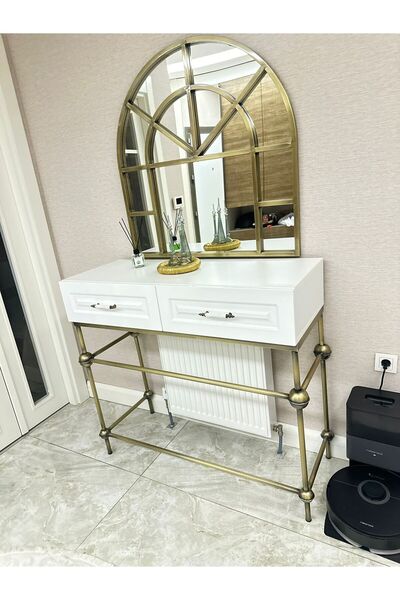 Ankara Dinç Metal Sehpa Eskitme Dresuar Takımı 2 Çekmeceli Özel Üretim