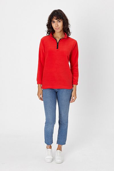 DENSMOOD Normal Mold Embroidered Flower-Proof Sleeve Elastic Fleece