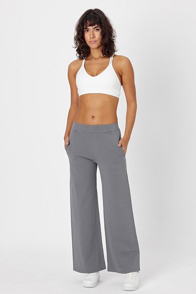 Comm-Ci Organic Cotton Trousers, Wide Leg with Pockets - Lax