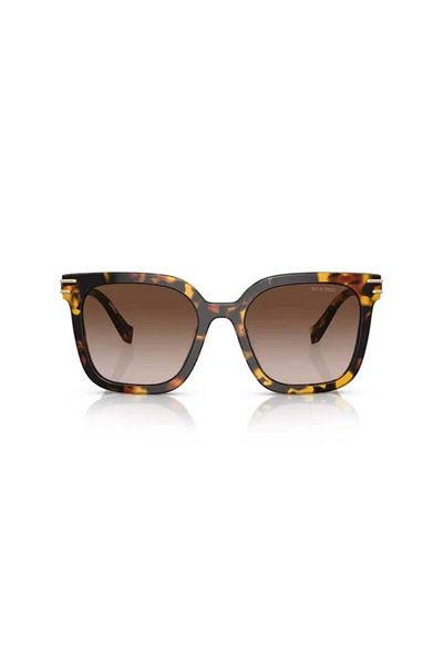 Miu Miu 13ws Vau6s1 55 نظارة شمسية مربعة بنية اللون للنساء