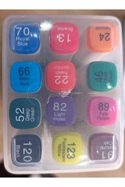 Baykuş Kırtasiye 12 Lİ MARKER TOUCH