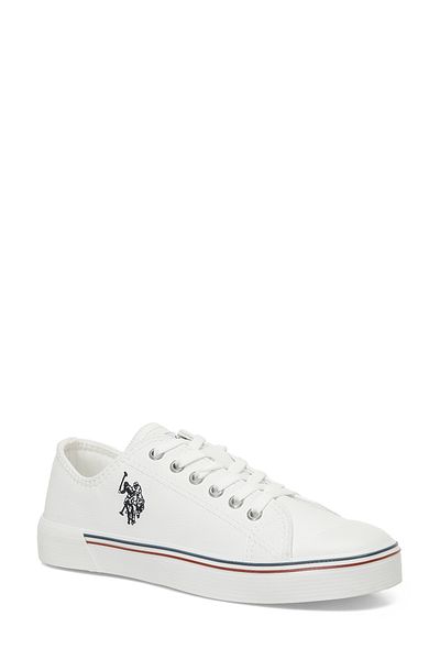 U.S. Polo Assn. Tenis casual de damă Penelope, alb, din piele artificială
