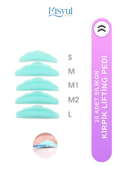 Ocean 10 Pieces Silicone Eyelash Lifting Pad