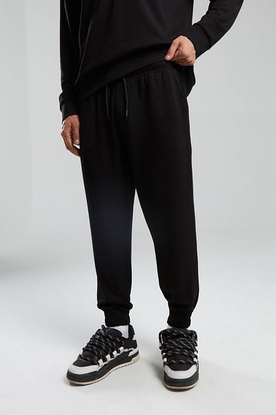 BENMANAJ Men's Basic Jogger Black