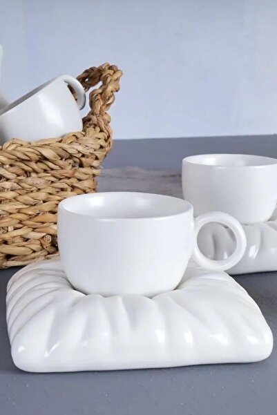 ALBETTO 90 Cc 6 Person Porcelain Coffee Cup New Model 2951B