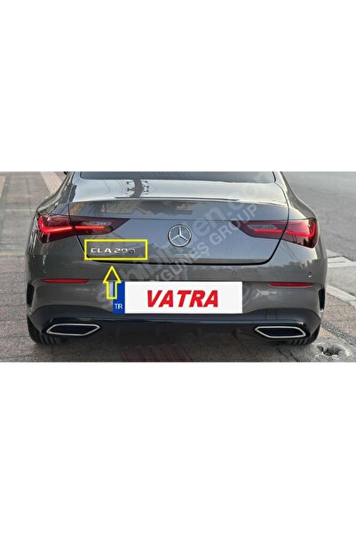 EDEXPORT Mercedes CLA 200 2013-2024 Uyumlu CLA 200 Piano Black Bagaj Yazısı