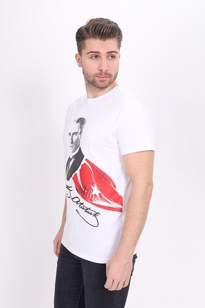 Toontoy Unisex Ataturk Printed T-Shirt 23093