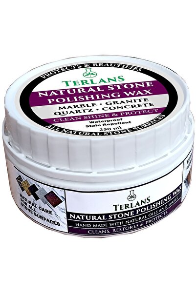 Terlans Doğaltaş Granit Tezgah Dekoratif Eşya Koruyucu Cila 250 ml Stone Poli...