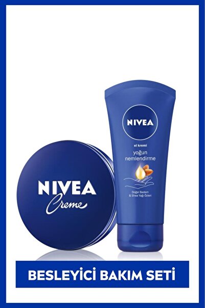 NIVEA Krem 250 ml Besleyici El Kremi 75 ml