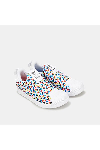 adidas حذاء رياضي سوبر ستار 360 بيبي أبيض