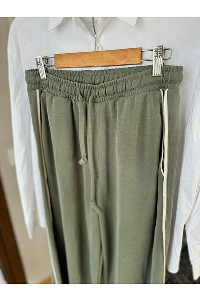 Natavanbutık Comfortable Cut Trousers with Stripe Detail