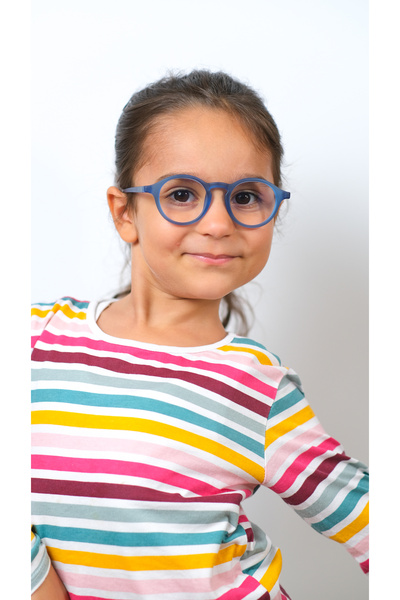 SOLEDA 6-12 Years Old Children's Denim Blue Screen Glasses