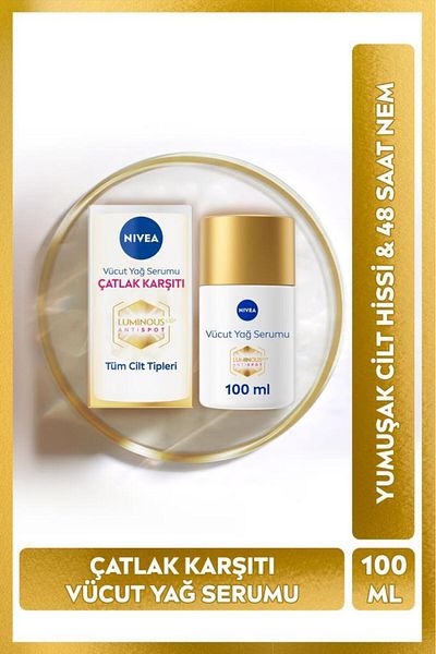 NIVEA Luminous630 Body Care Serum - Anti Stretch Mark, Pregnancy, Weight Change Remover, 100ml