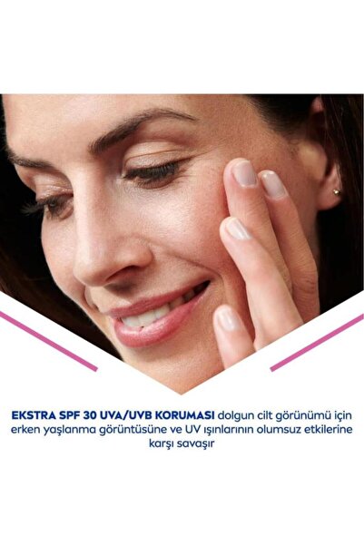 NIVEA Expert Filler Yoğun Yaşlanma Karşıtı Gündüz Bakım Kremi 50ml, SPF30 Güneş Koruması, Hyaluronik Asit