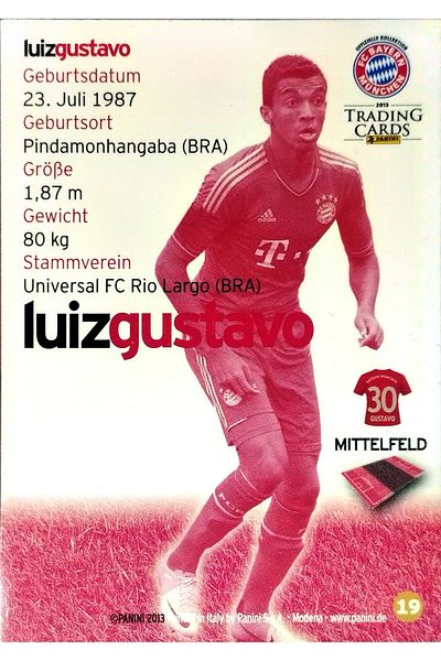 Panini Gustavo Luiz Special Edition Card