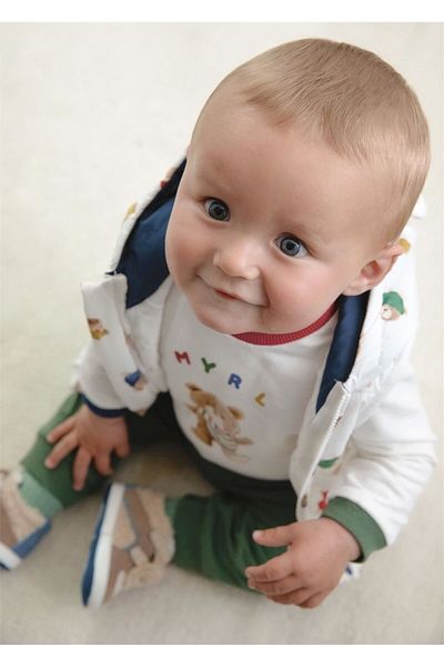 MAYORAL Baby Boy Green Tracksuit Set - Set of 3 2636