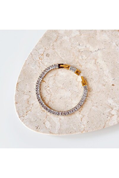 Vesce Atelier سوار فولاذي ملون من تاش